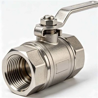 잠금 핸들이 있는 고압 나사형 볼 밸브